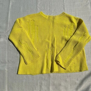 COPY - Women's Autumn Cashmere Distressed Sweater - Sz. M